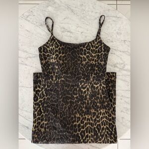 Steve Madden Leopard Print Midi Dress